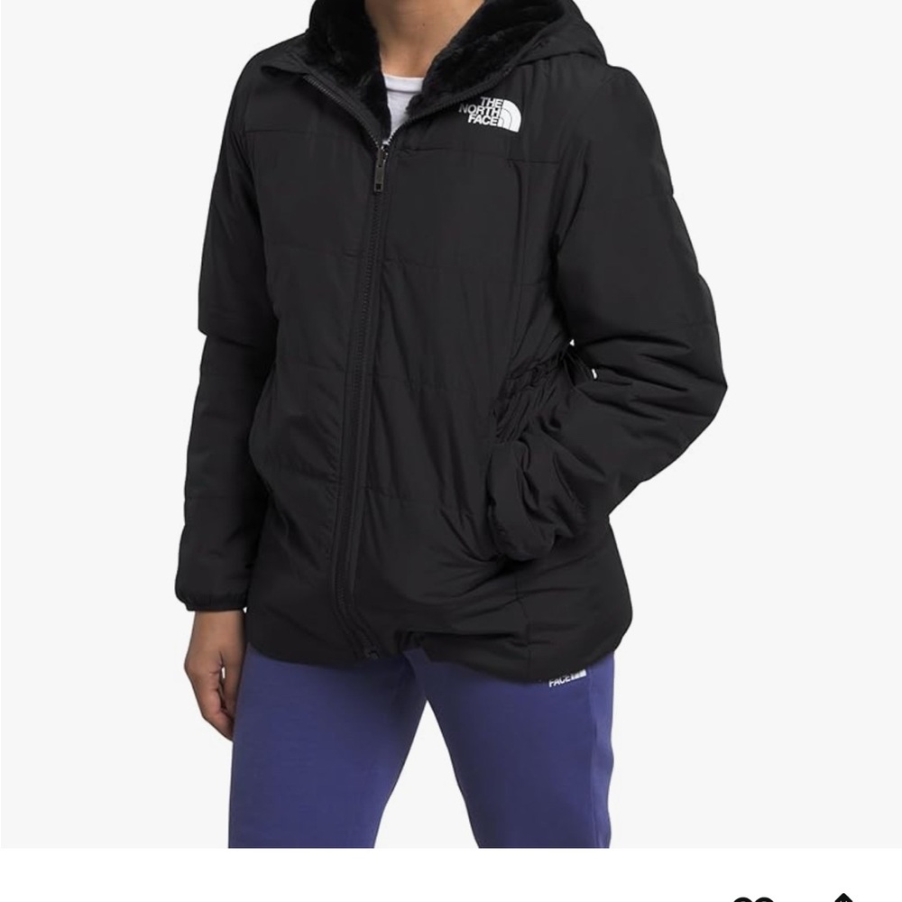 The North Face Girls Mossbud Black Parka